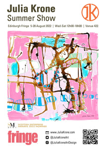Art Exhibition Poster Edinburgh Fringe 2022