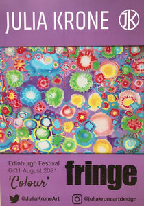 Art Exhibition Poster Edinburgh Fringe 2021